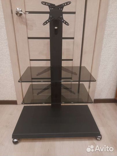 Стойка для телевизора напольная на колёсиках