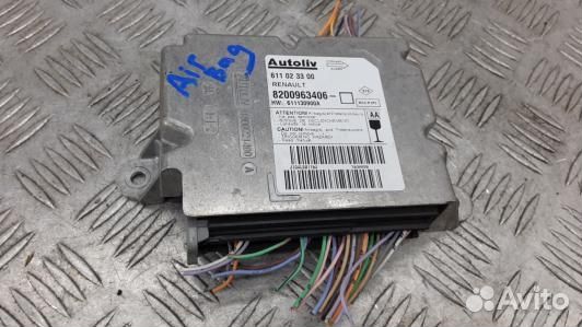 Блок управления airbag renault modus 2 (4BE19OQ01)
