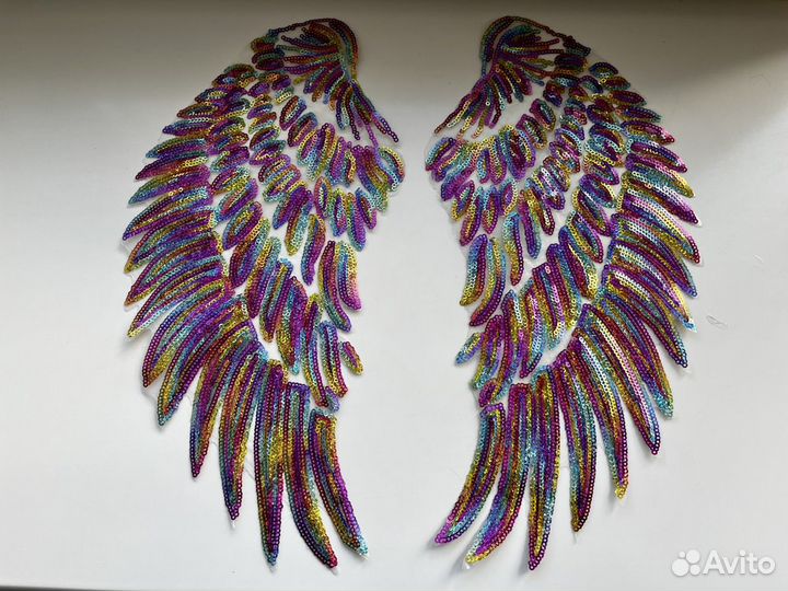 Нашивка с паетками