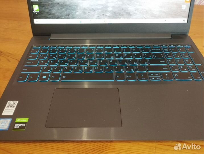 Игровой Lenovo i7 9750h. 8gb. GTX1050. 3часа