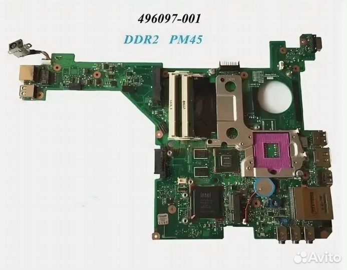 Материнская плата 496097-001 dv3500 hp pavilion