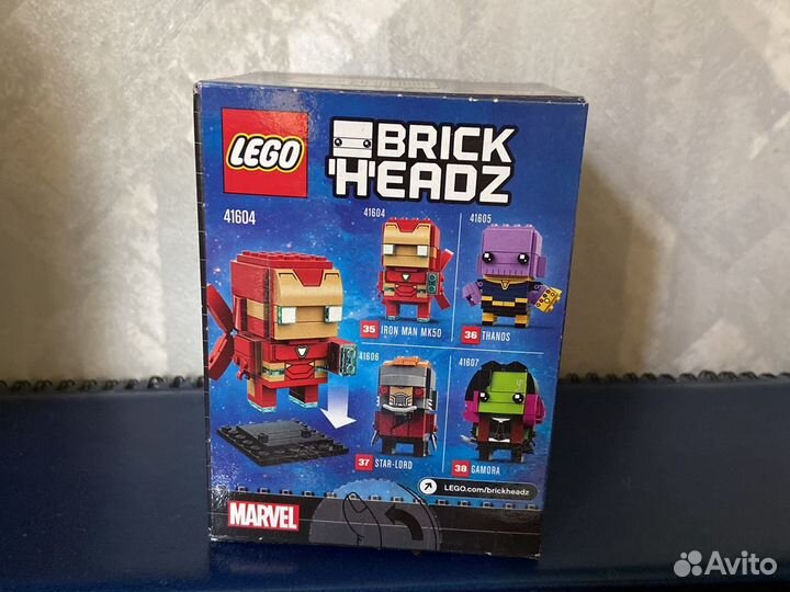 Lego brickheadz 41604 Железный человек мк50