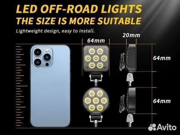 Mini фонари круглые LED 2.5