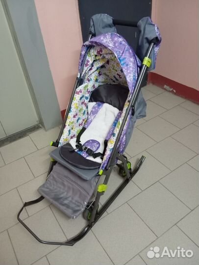 Коляска санки