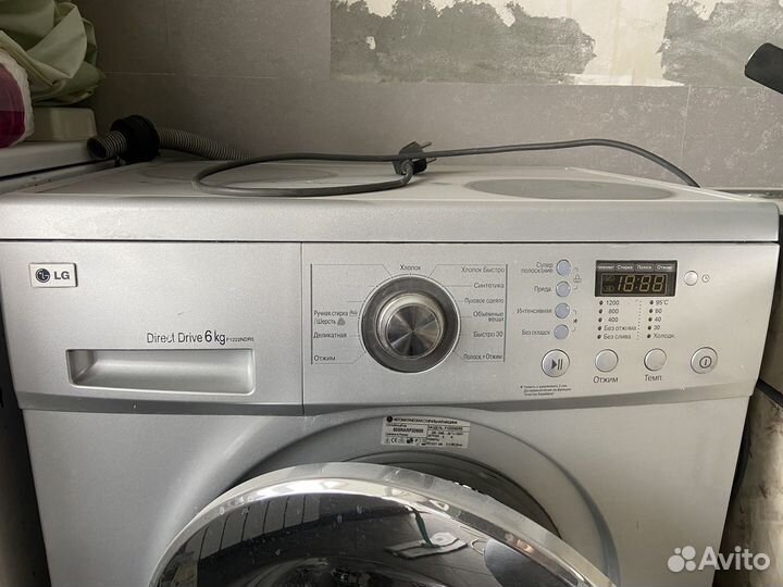 Стиральная машина бу lg 6 кг