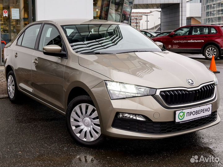 Skoda Rapid 1.6 МТ, 2021, 12 872 км