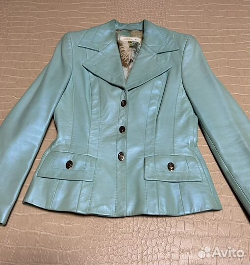 Куртка женская escada оригинал кожаная