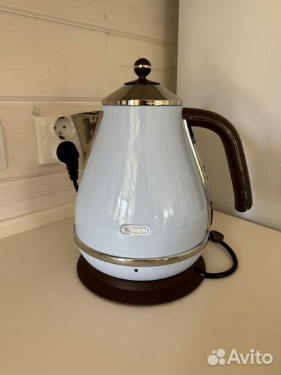 Чайник De'Longhi Icona Vintage 1,7л, голубой