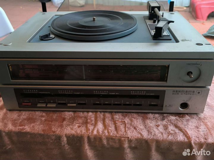 Проигрыватель винила радиола кантата 205 стерео