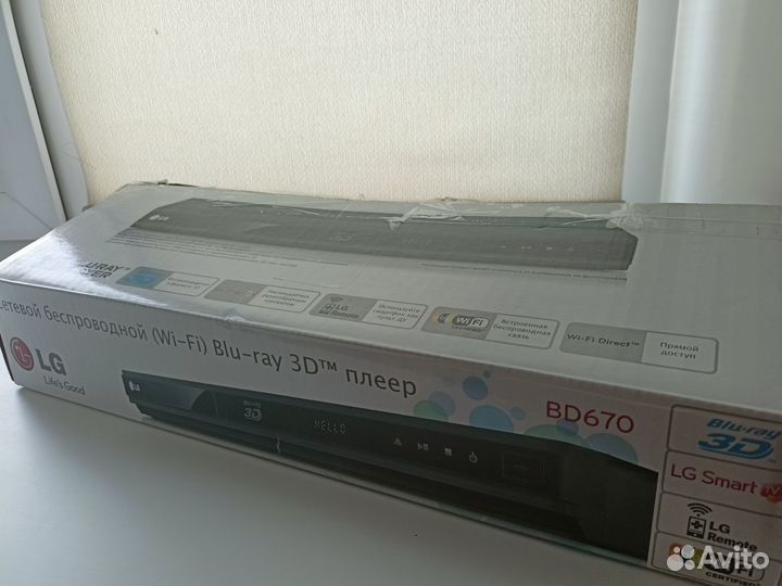 3D blu ray плеер lg bd 670