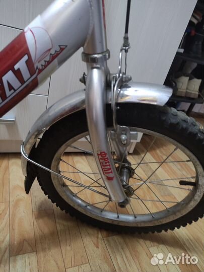 Детский велосипед с доп колесиками Фрегат