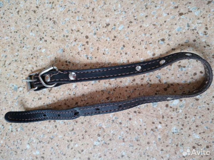 Кожаный ошейник для собак