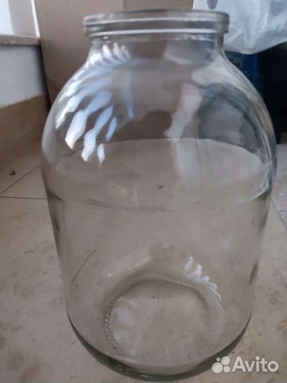 Банки стеклянные 3 литра и литр