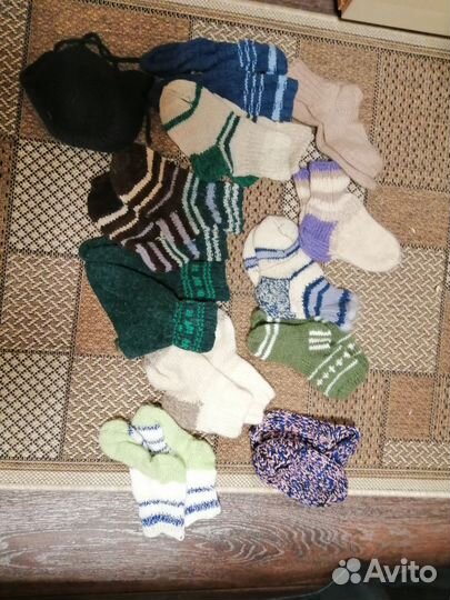 Носочки детские вязаные новые