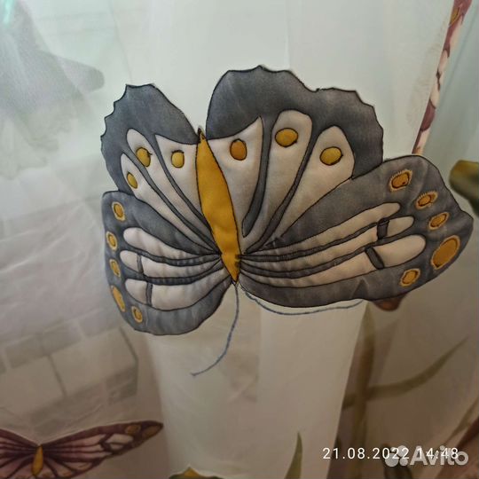 Тюль Бабочки