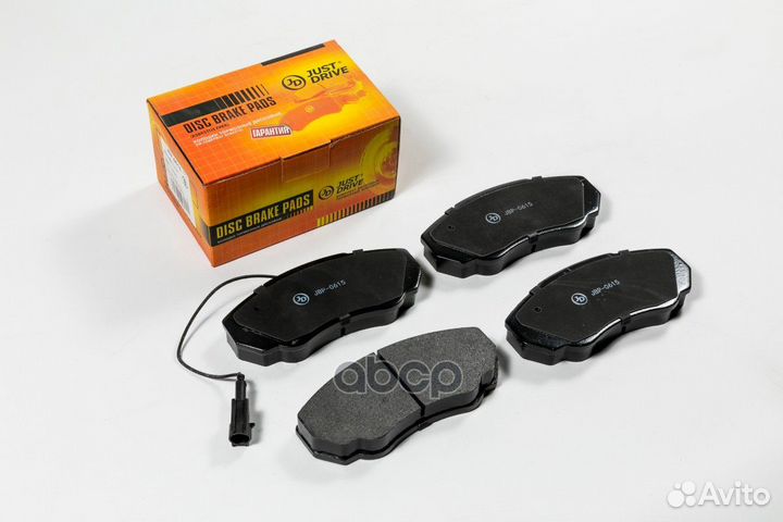 Колодки тормозные дисковые, передние JBP0615 Just