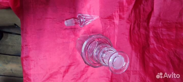 Графин с пробкой мальцевское стекло. Готика