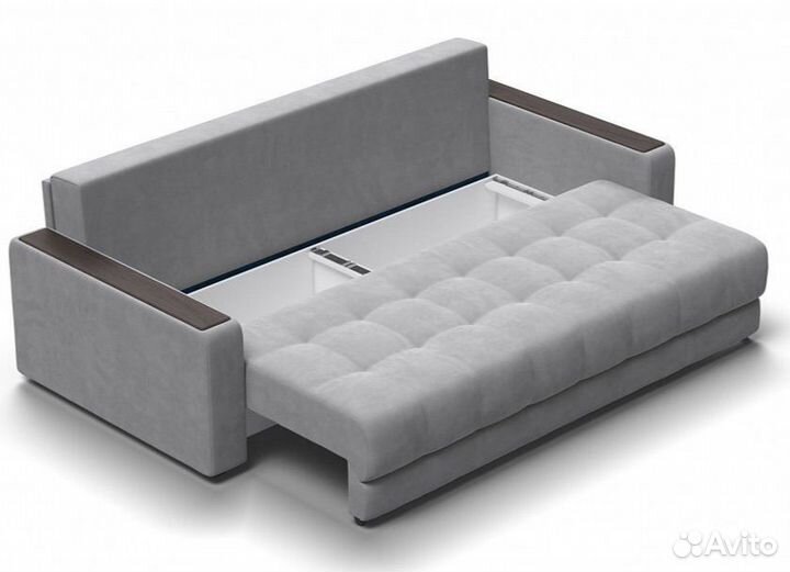 Диван Boss велюр Monolit сталь