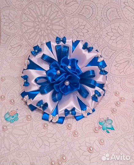 Бантик на выписку для мальчика