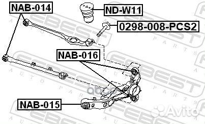 Nissan wingroad/AD Y11 1999.05-2008.10 JP NAB016