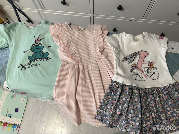Детские вещи для девочки 80, 86, 92