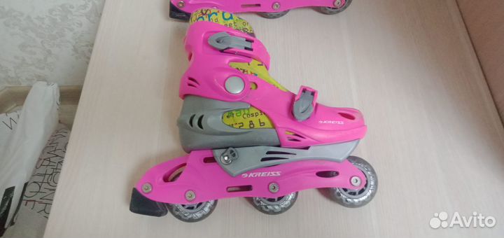Роликовые коньки детские раздвижные,размер 30-33