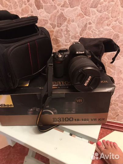 Зеркальный фотоаппарат Nikon d3100 18-105мм VR Kit