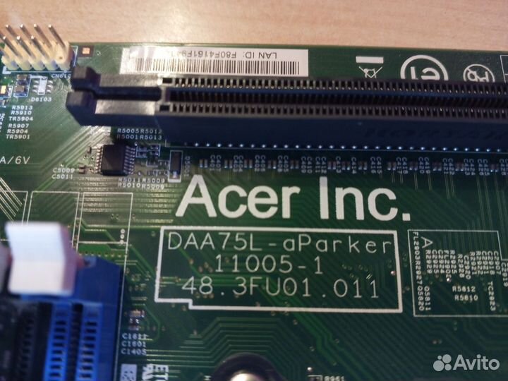 Не рабочая материнская плата, процессор и память