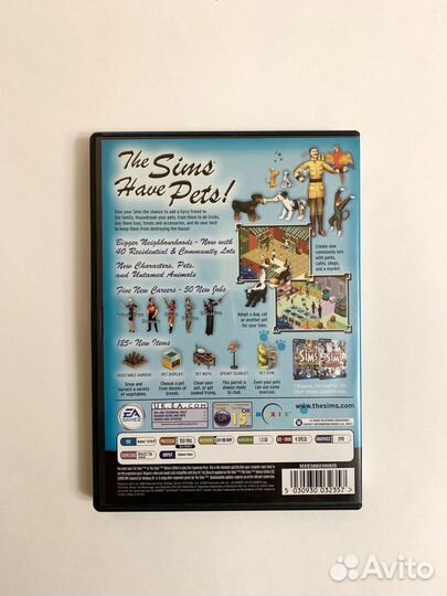 The Sims: Unleashed лицензия Англия DVD-box Симс