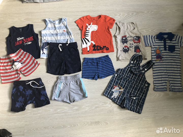 Пакет вещей на мальчика 80 86 размер
