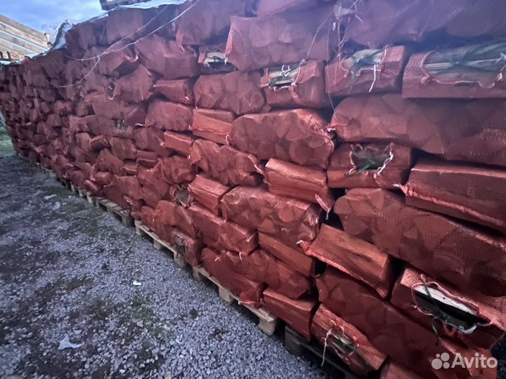 Дрова в сетках ольха