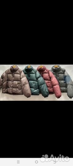 Пуховик Корея стальной