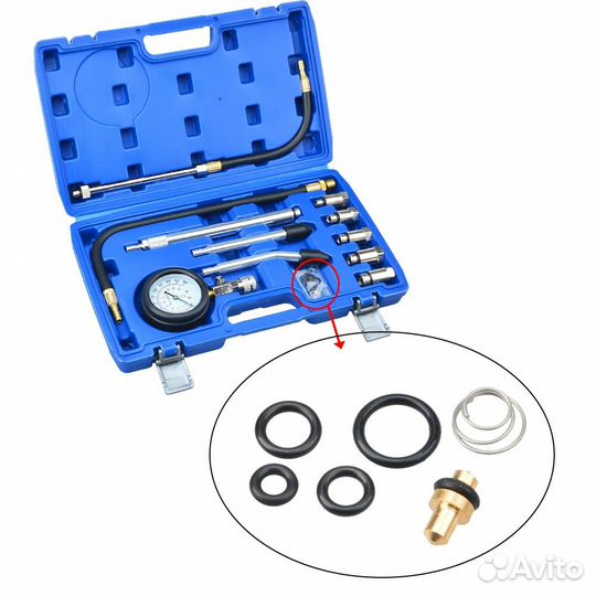 Компрессометр бензиновый 11пр. Motortool MT1962