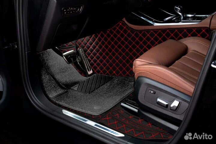 3D Коврики Lexus LS из Экокожи