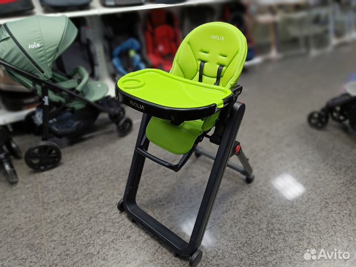 Стульчик для кормления Ivolia Leon ECO-кожа