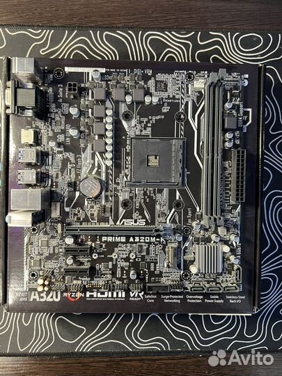 Комплект: ryzen 5 2600 + Asus prime A320M-K