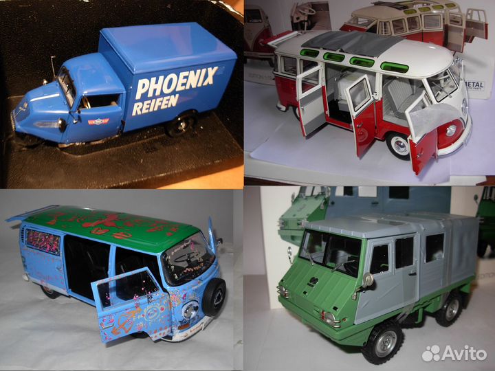 1/18 модели Opel Audi Volkswagen NSU и др. немцы