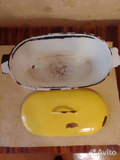 Утятница чугунная эмалированная