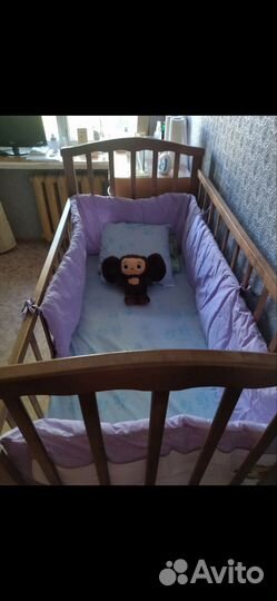 Бортики в детскую кроватку бу