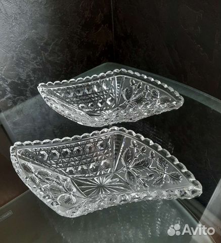 Хрусталь СССР вазы,креманки,салатницы