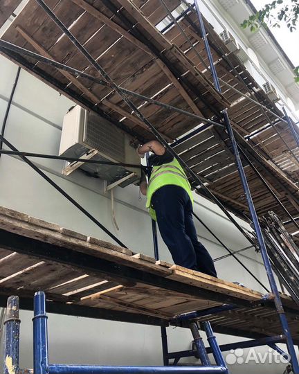 Монтаж демонтаж заправка кондиционера