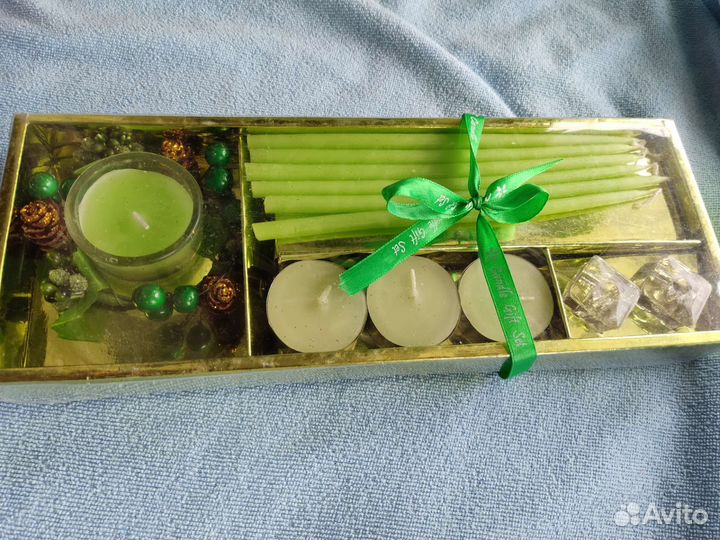 Набор свечей новогодний