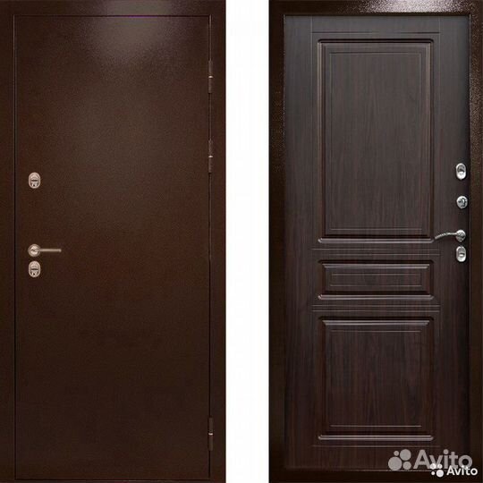 Входные двери с терморазрывом Сибирь трио медь