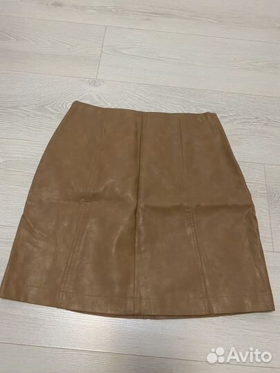 Кожаная юбка
