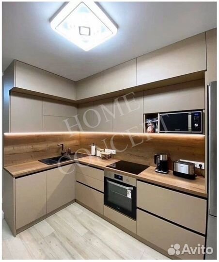 Реставрация кухонных фасадов Перекраска