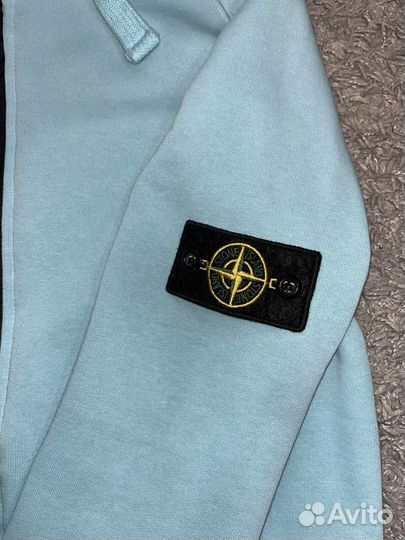 Stone island zip hoodie