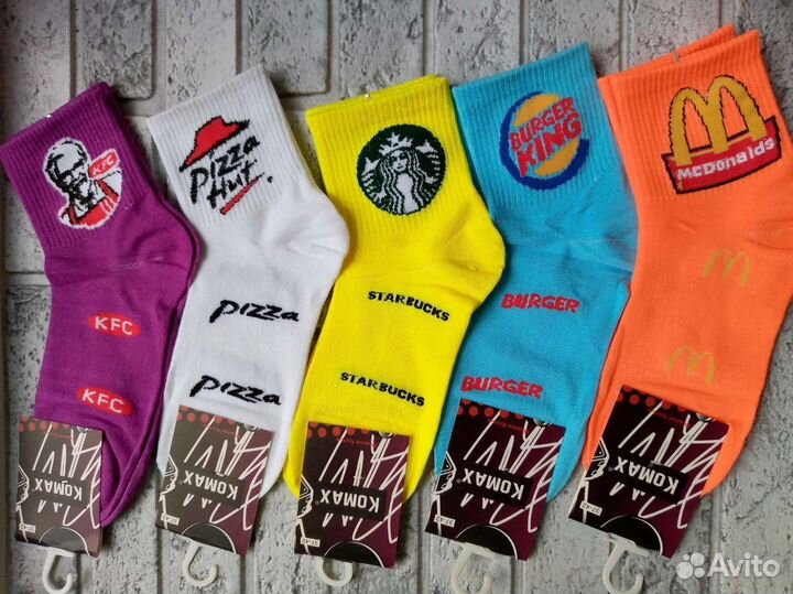 Носки с надписями приколами 10 пар