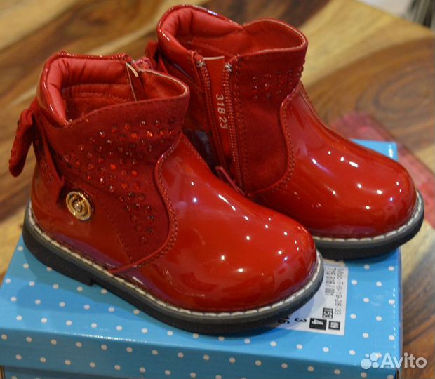Ботинки осенние для девочки 23 размер