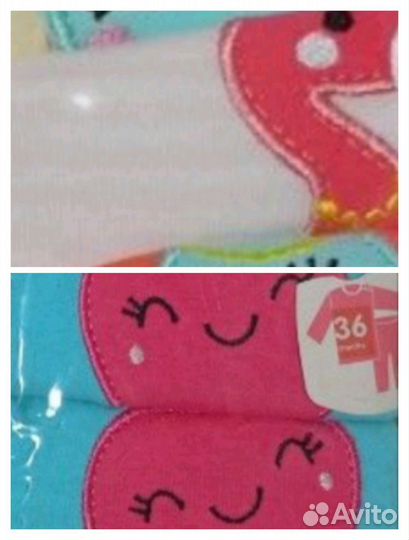 Вещи новые пакетом Carters love девочка 86-92