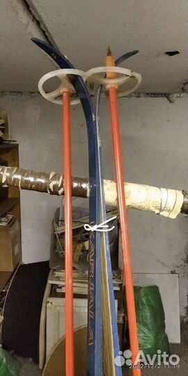 Лыжи СССР с палками